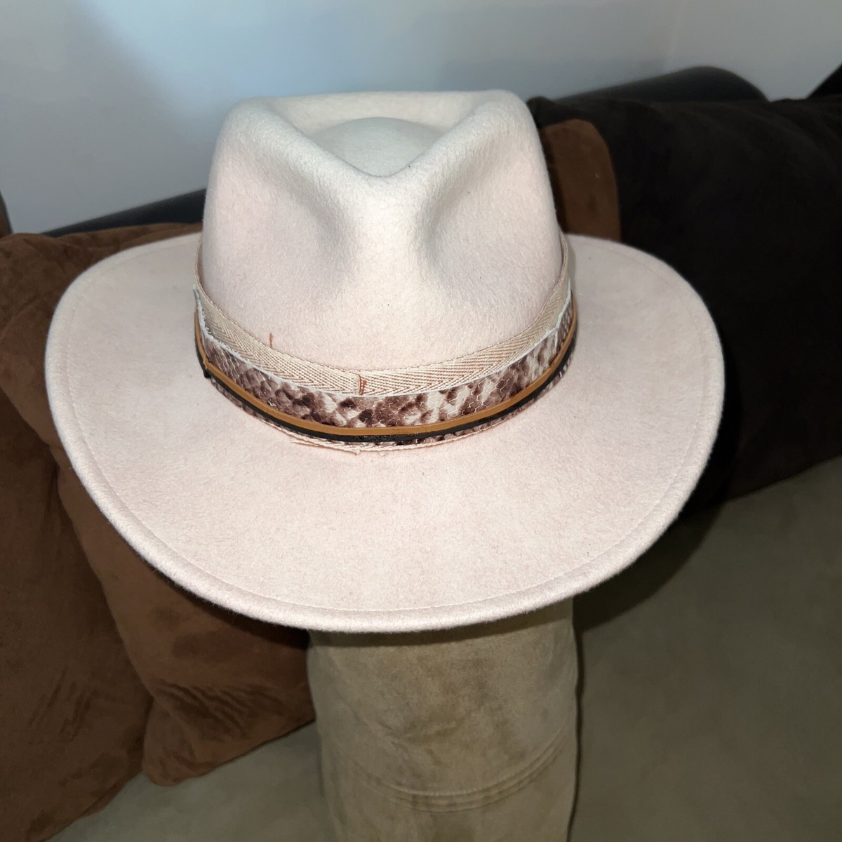 Free People X Mossant Trail Dusted Cowboy Rancher Hat