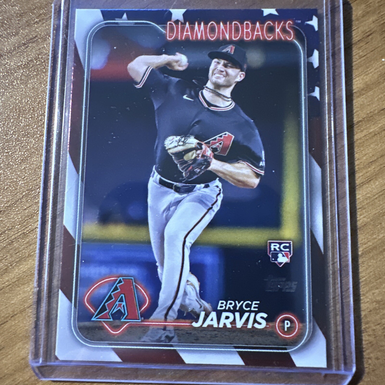 2024 Topps Series 2 #363 /76 Independence Day Bryce Jarvis Arizona D’Backs