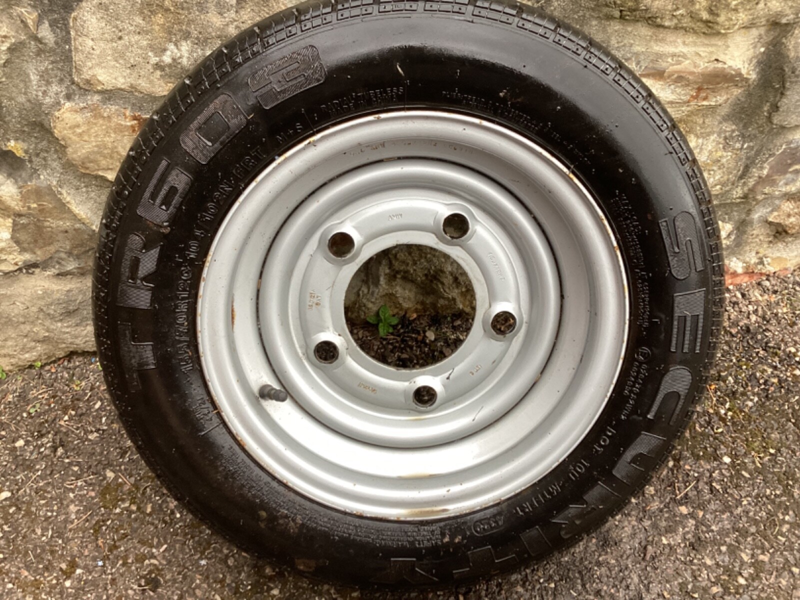 IFOR WILLIAMS TRAILER WHEEL 5 STUD 12” AND TYRE 155 70 12 PCD 6 1/2" eBay