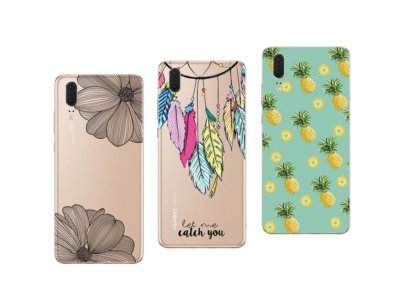 Vente coque Honor 8X, transparente TPU souple silicone