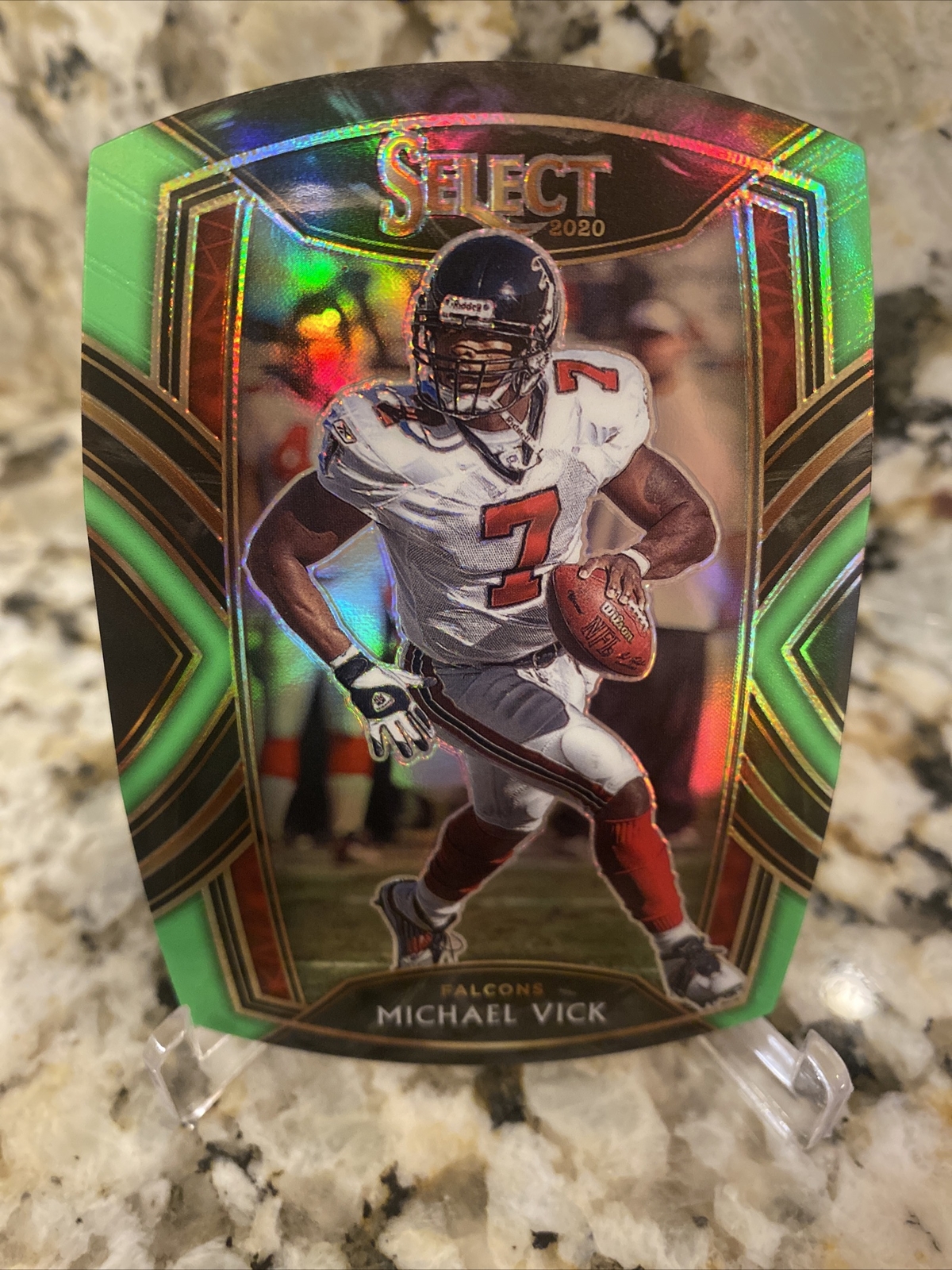 2020 Panini Select Michael Vick Club Level Green Prizm #217🔥