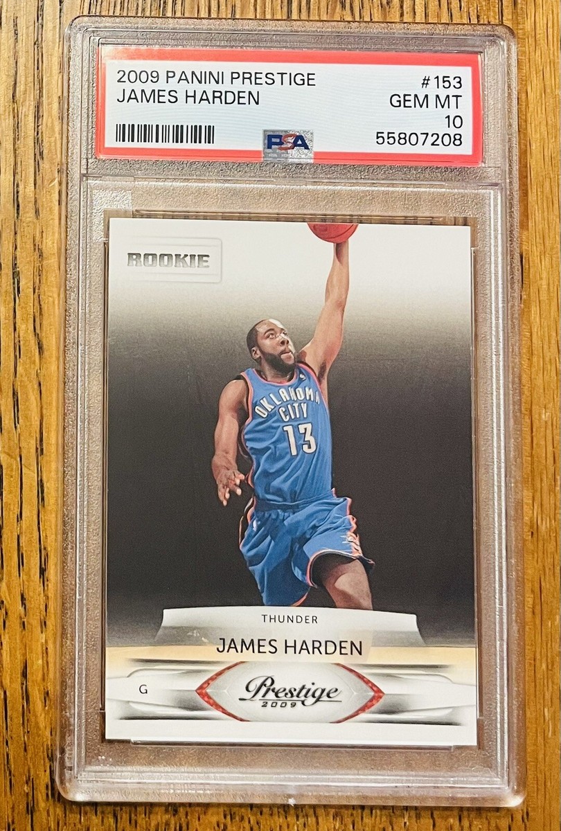 スポーツ選手 James harden RC 2009 Panini Prestige James Harden Rookie RC #153 PSA 10 Gem Mint