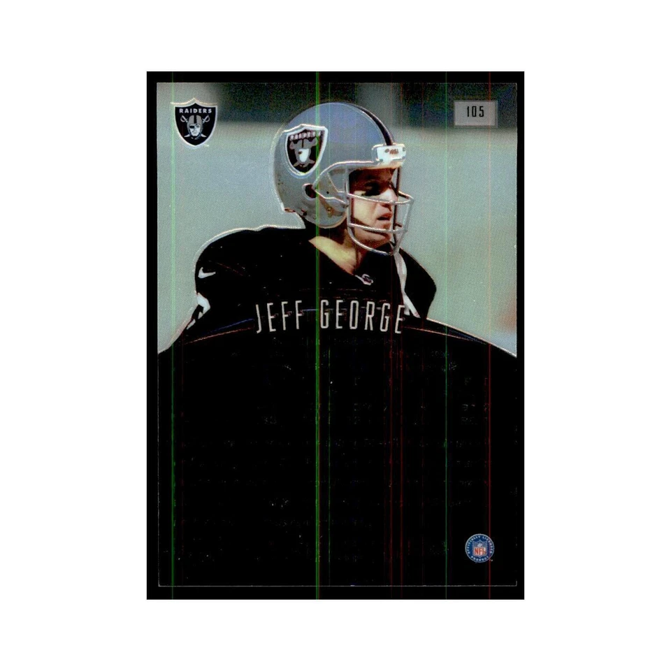 1998 Topps Finest Jeff George Football Cards #105 - Image 2 of 3