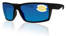 Costa Del Mar Reefton Blackout Blue Mirror 580P Plastic Polarized RFT01OBMP