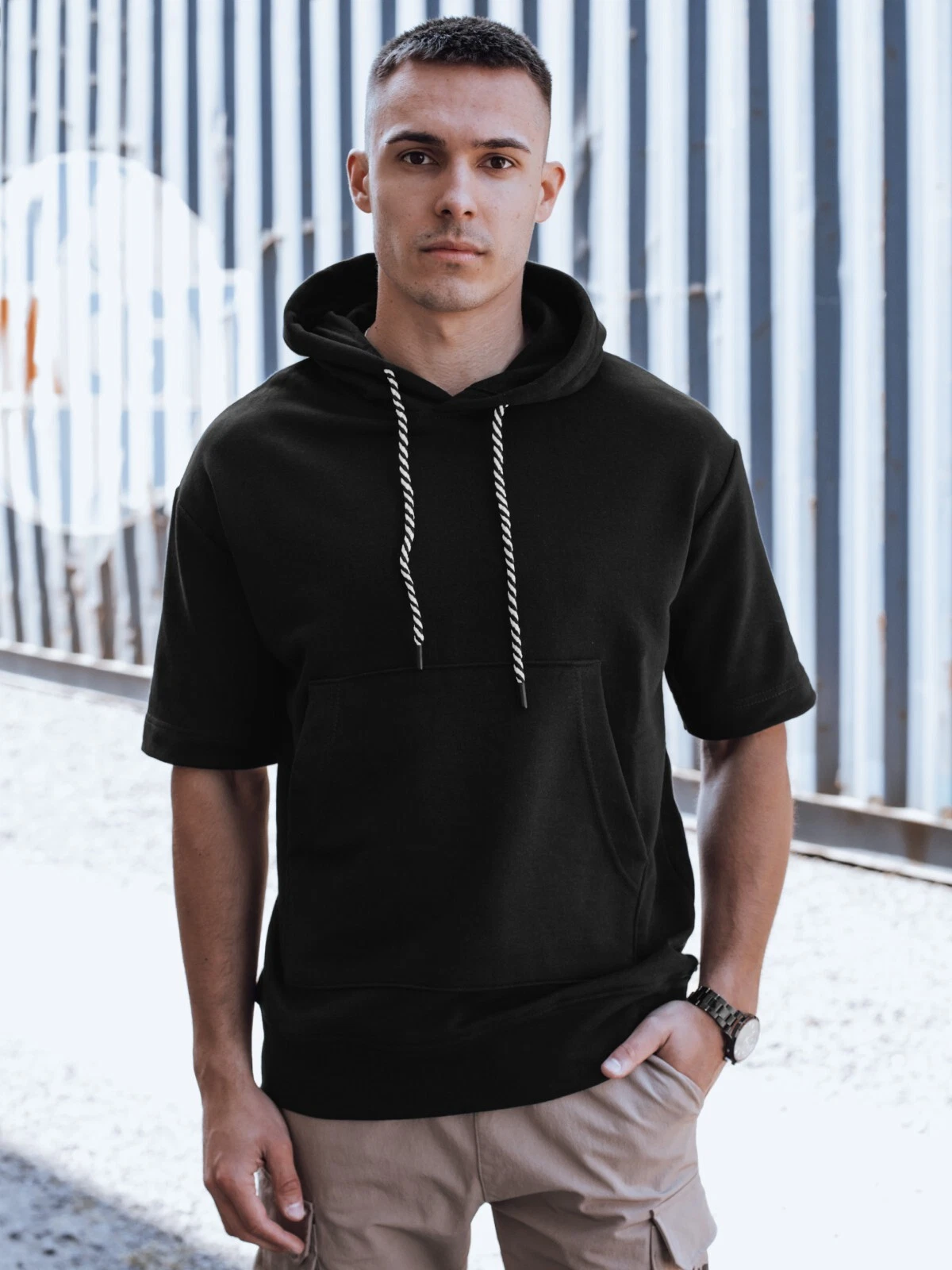SACAI Felpa con cappuccio uomo felpa con cappuccio base sport pullover cappuccio DSTREET