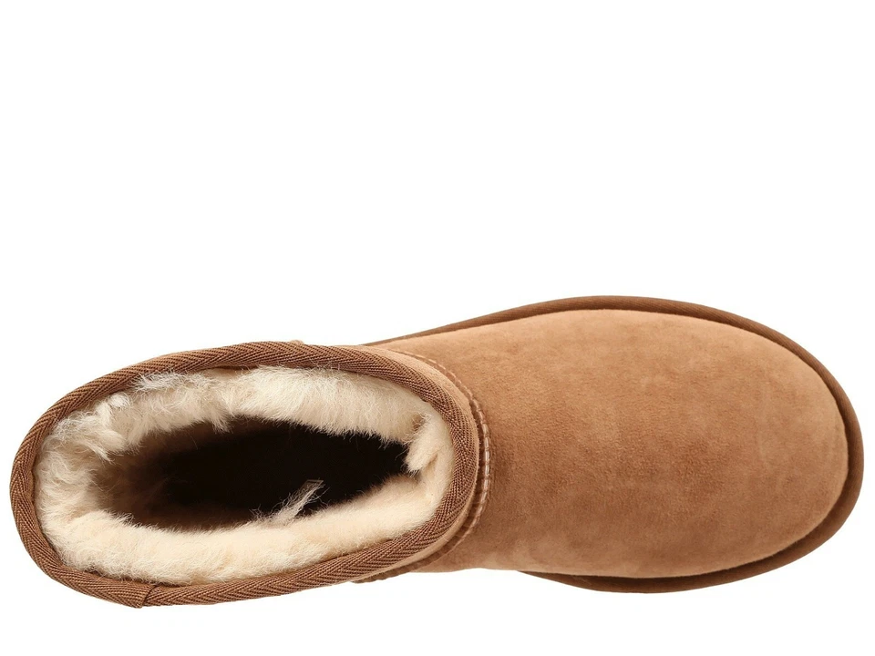 Women UGG Classic Short II Boot 1016223 Chestnut Twinface 100% Original New - Image 3 of 4