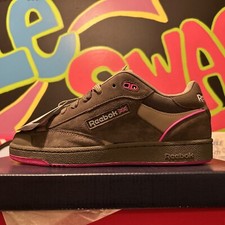 Tenis Reebok Club C BULC Skate Tounge marrón rosa blanco 10003372