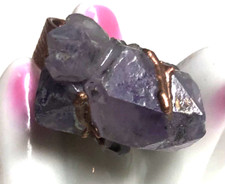 Artisan PURPLE DRUZY QuARTZ  Copper Ring