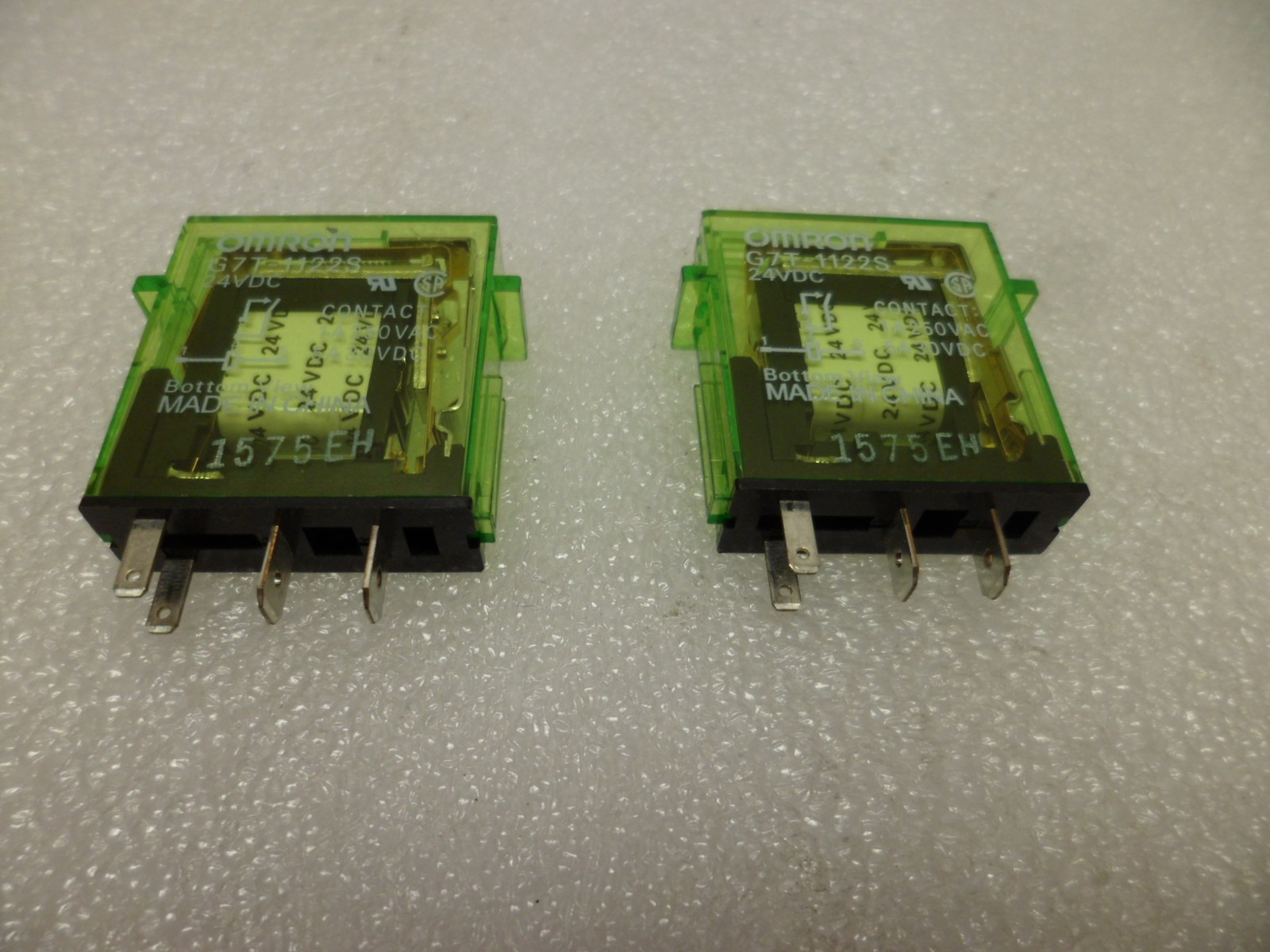 OMRON G7T-1122S GENERAL PURPOSE RELAY 24 VDC LOT OF 2 N.O.S. Free ship in USA