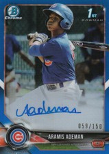 2018 Bowman Chrome Prospects Baseball Part 2 Autographs and Parallel Cards