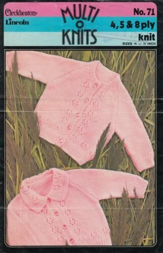 Cleckheaton Vintage Knitting Patterns
