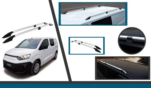 Aluminium Dachträger Seite Schienen Passend Für L2 Fiat doblo (2023 - Picture 3 of 4