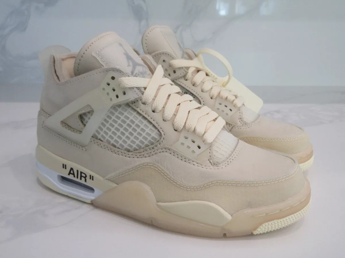 Buy Off-White x Wmns Air Jordan 4 Retro SP 'Sail' - CV9388 100