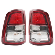For Ram 1500 2019-2023 Left&Right Side Tail Light Pair Lamp Halogen Black Bezel