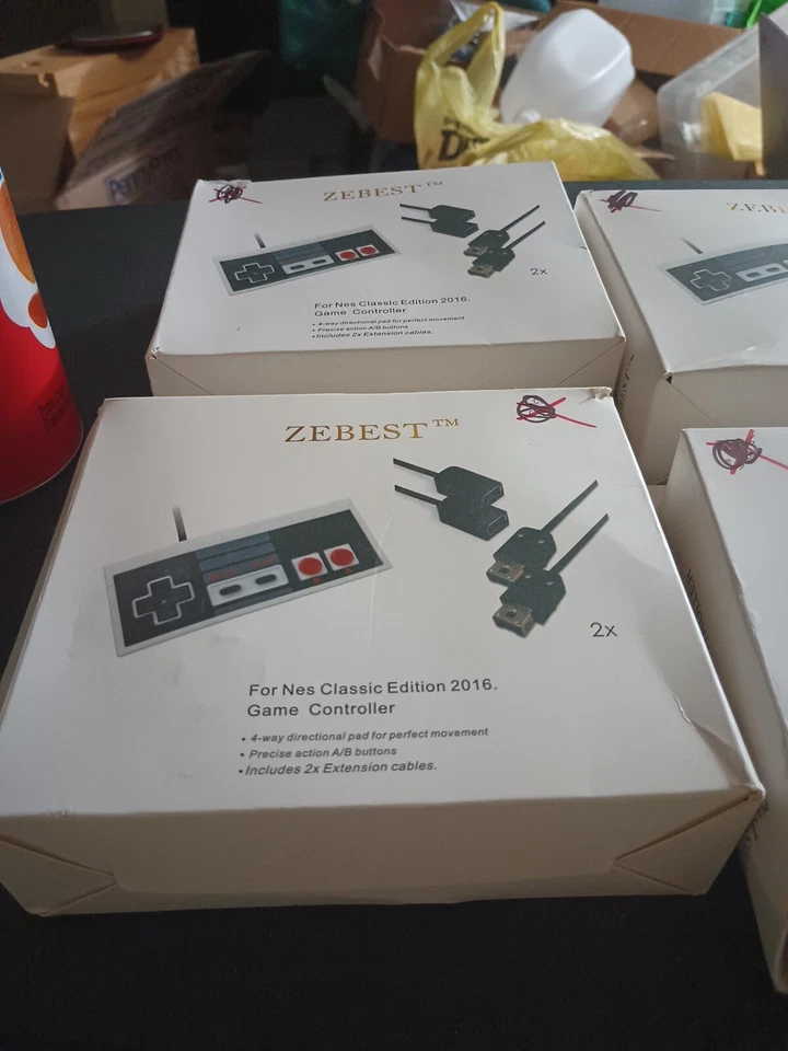 Zebest 12-Feet Controller Cord for Nintendo Nes Classic Mini Edition New!!! 6X - Image 2 of 4