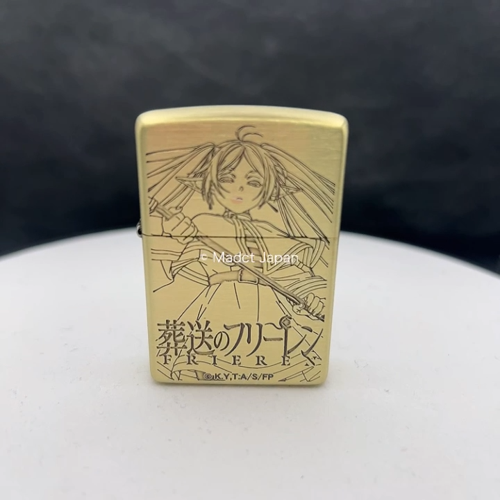 Zippo Frieren Beyond Journey's End Gold Regular Case Oil Lighter