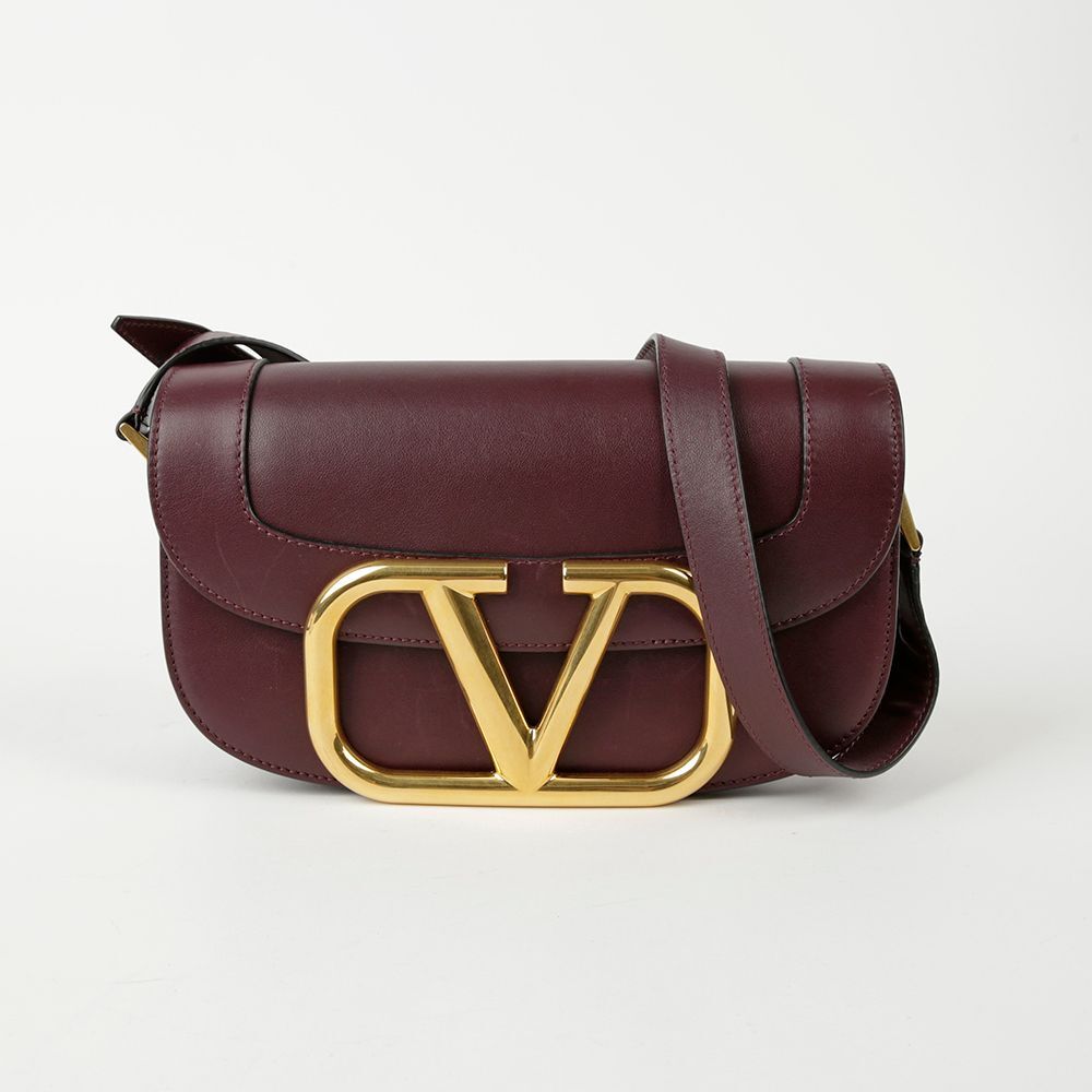 【VALENTINO】Shoulder Bags ブラウン Valentino 2B0G09 V Logo Superbee Medium Shoulder and