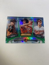 2018 Bowman Chrome Talent Pipeline Orioles Mountcastle Wells Sisco Green #/99