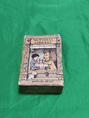 Nutshell Library by Maurice Sendak 1962 4 Mini Books HC w/ Slipcase G. Z6