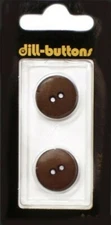 Dill Buttons ~ (1166) - 11/16" - 2 ct