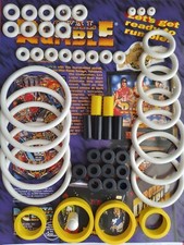 FLIPPER.DATA EAST-WWF ROYALE RUMBLE -KIT ELASTIQUES-DOIGT DE BATTEUR JAUNE