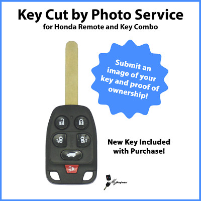 Key Cut by Photo Service for Replacement Honda Philips 46 Key Combo N5F-A04TAA