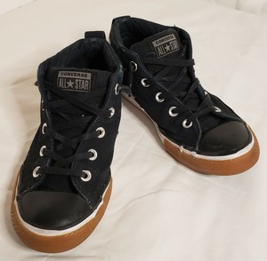 all black converse junior