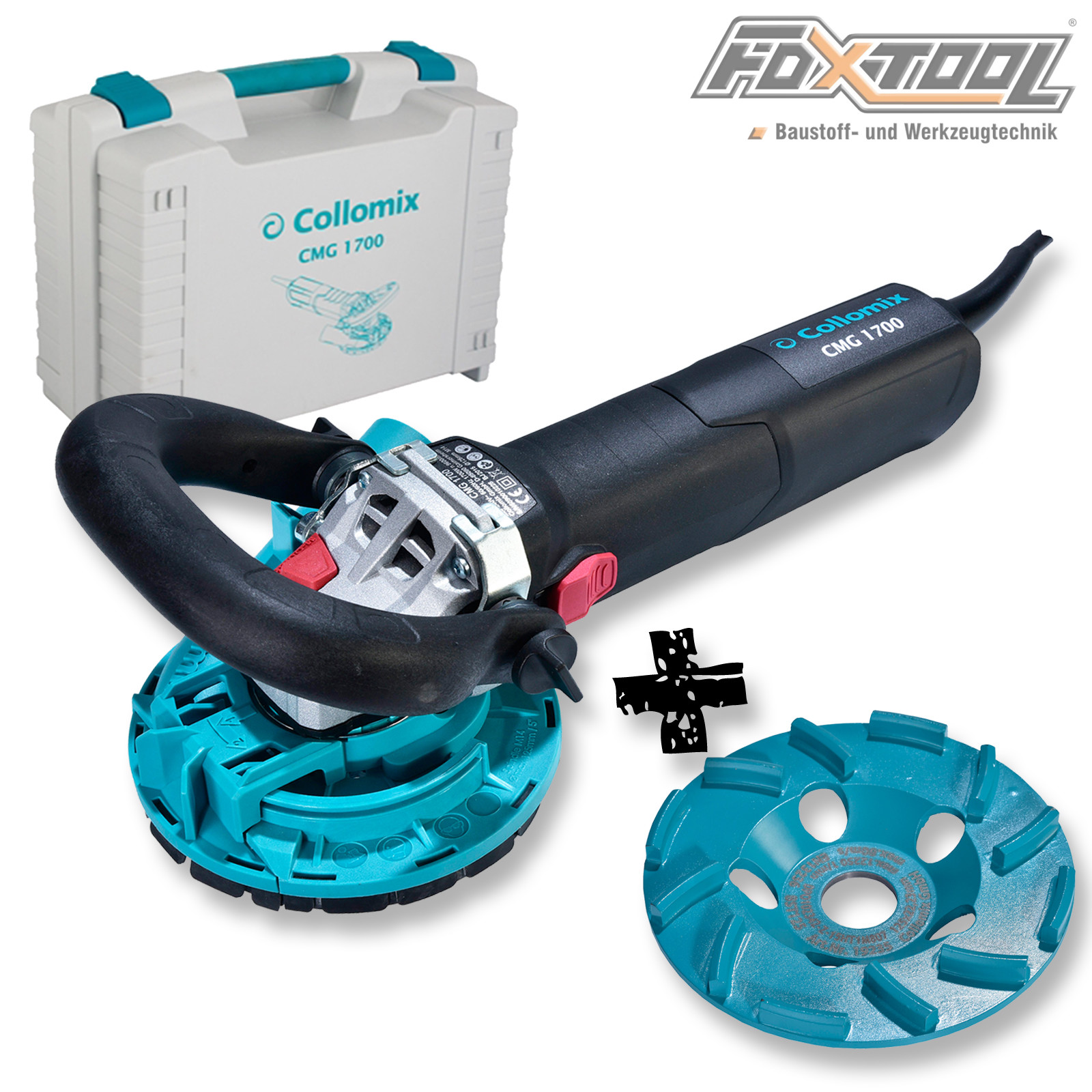 Collomix Betonschleifer CMG 1700 [BST 125] Schleiftopf Betonfräse