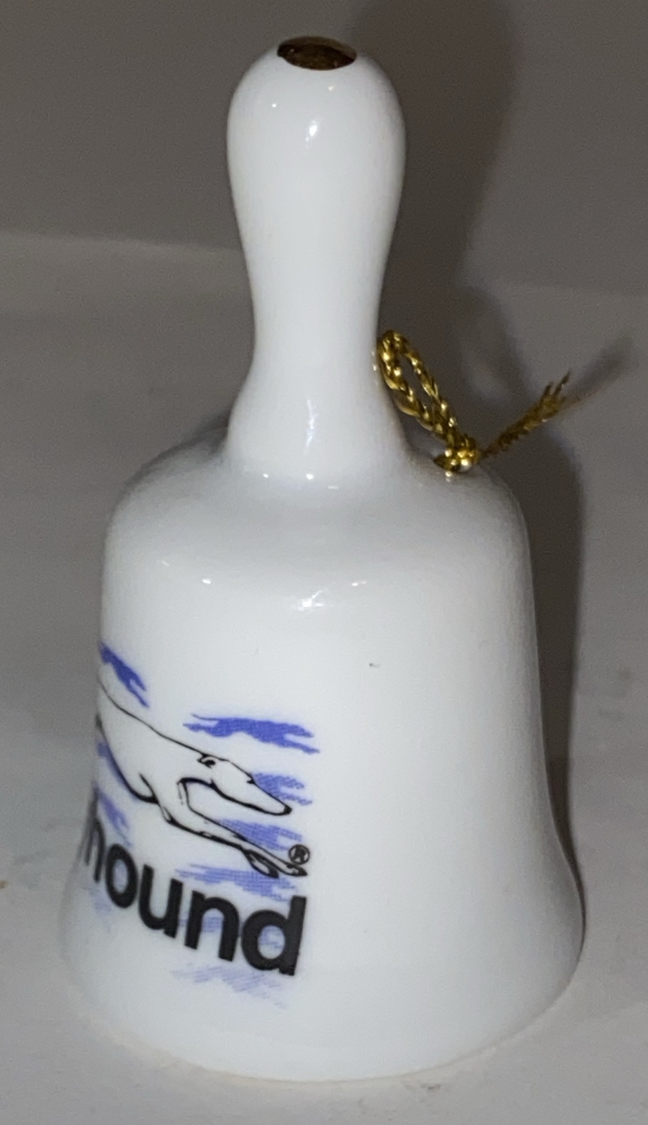 Vintage Miniature Porcelain Bell Greyhound Bus 2.25” | eBay