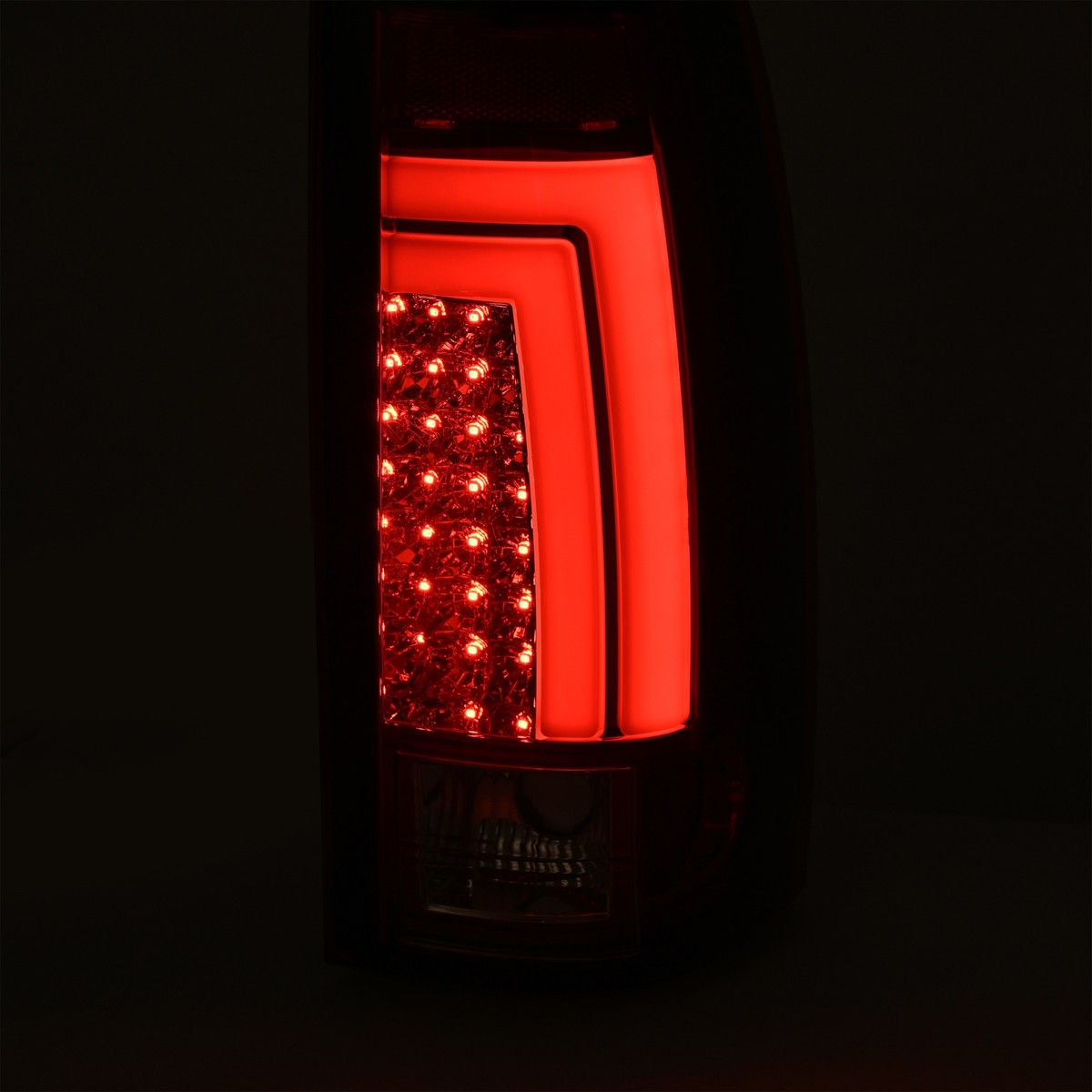 Brake Lamps LED Tube Tail Lights Fit For 99-02 Chevy Silverado/99-06 GMC Sierra