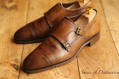 Joseph Cheaney Imperial hellbraune Leder Mönch Schuhe Herren UK 7 F EU 41 US 8