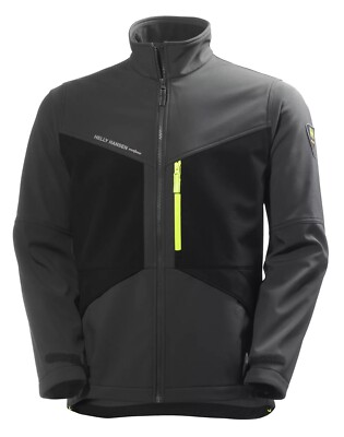 Helly Hansen Jacke 3XL Softshelljacke Aker Softshell XXL schwarz black Work Wear