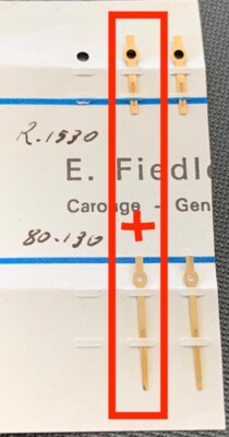 Nos New [1 Set = 2 Hands ] für Rolex 1520 1530 Agujias 80 130 Gold