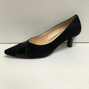 gabor black patent court shoes