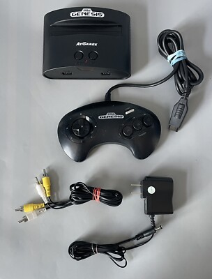 AtGames Sega Genesis Console 80 Games w/ OEM Wired Controller   Tested/Working