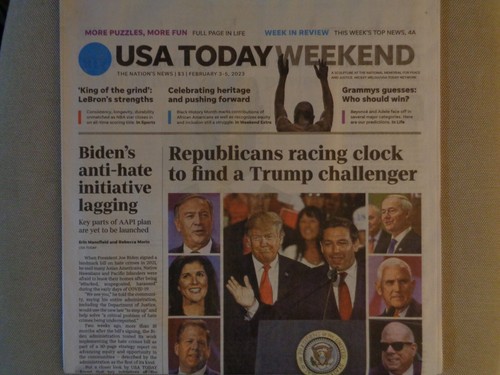 USA Today newspapers from 12-12-2022 up to 7-13-2023 - Picture 39 of 151