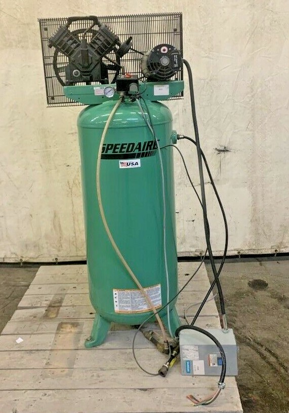 SPEEDAIRE AIR COMPRESSOR #4ME98A,, 5HP, 240VAC, 60 GAL | eBay