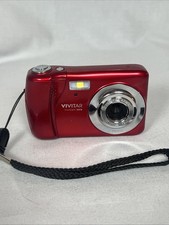 Vivitar ViviCam XX14 20MP HD Selfie Digital Camera 4X Digital Zoom Red TESTED