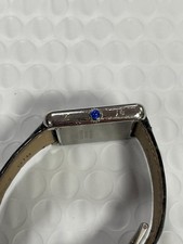 CARTIER TANK SOLO 3170 SILVER DIAL STAINLESS STEEL 24mm QUARTZ WATCH. 4