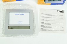 2pcs TFA Digital Clock Alarm Digital Alarm Clock with Photo Frame Table Clock