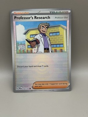 Professor's Research(Poke Ball Pattern)122/131 Holo Prismatic Evolutions