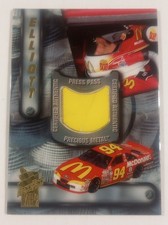 1997 Bill Elliott S.N. 080/500 V.I.P. Precious Metal Card