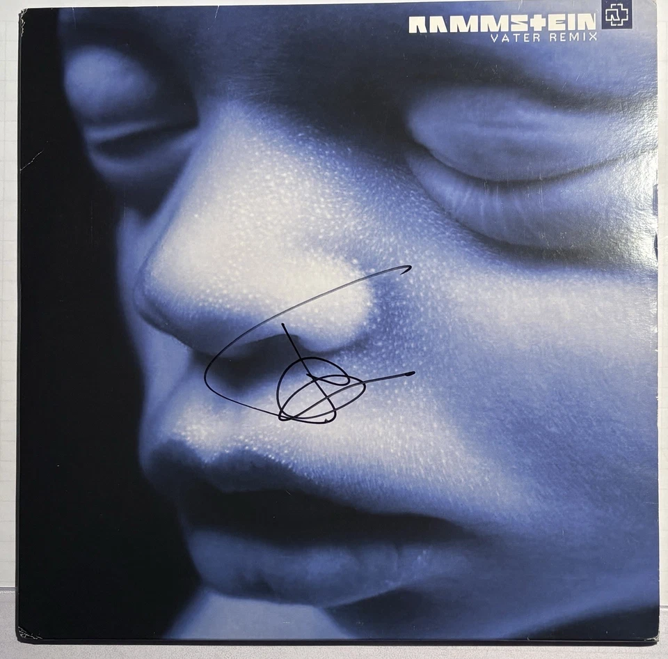 Till Lindemann signiert Rammstein Doppel LP Vater Remix signed Autogramm Orig. - Bild 2 von 4