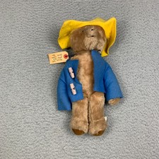 Paddington Bear 1975 Eden Toys USA Version Yellow Hat Vintage 14 Inches Tall