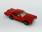 Hot Wheels Redline CUSTOM CONTINENTAL Red US White Interior Very Nice !!!