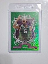 2023-24 Topps Chrome Roundball Royalty Kevin Garnett Green Topps Logo Refractor 