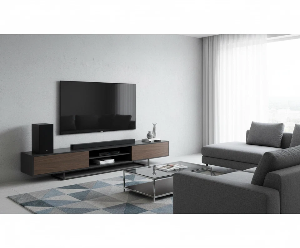 SAMSUNG HW-B460GF/ZG, Soundbar, Titan Schwarz  300 Watt---WOW DEAL--- - Bild 3 von 4