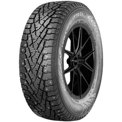 195/70R15C Nokian Hakkapeliitta C3 104/102R LRD Black Wall Tire