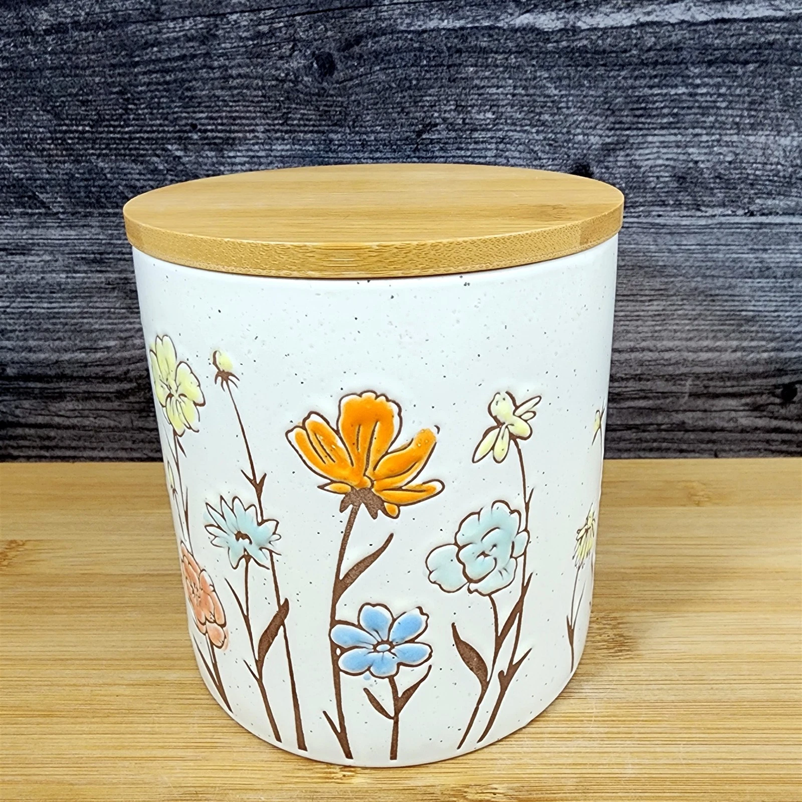 Blue Sky Summer Flower Canister - Thumbnail 2