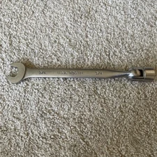 Napa Tools Made In USA 3/4” Combination 12 Point Socket Flex End Wrench NDS124